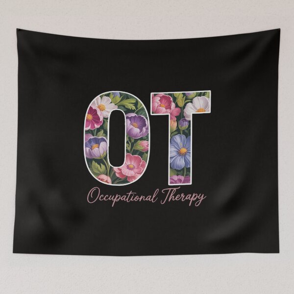 Item preview, Floral OTA Occupational Therapy Occupational Therapist designed and sold by silladive.