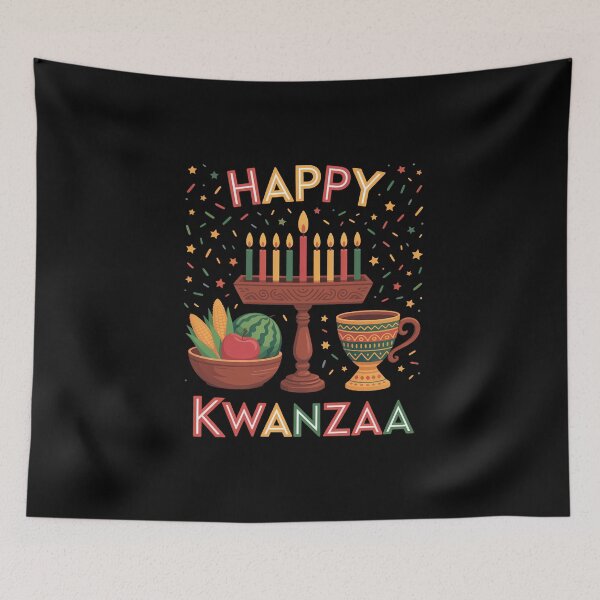 Item preview, Happy kwanzaa Kinara Candle Seven Principles designed and sold by FaithAbbott.