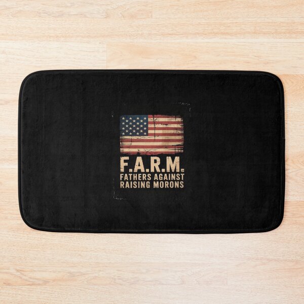 Item preview, F.A.R.M Fathers Against Raising Morons Vintage US Flag  designed and sold by RsFilsingerArt.