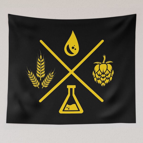 Item preview, Beer Ingredients (yellow) designed and sold by DKdesigns27.
