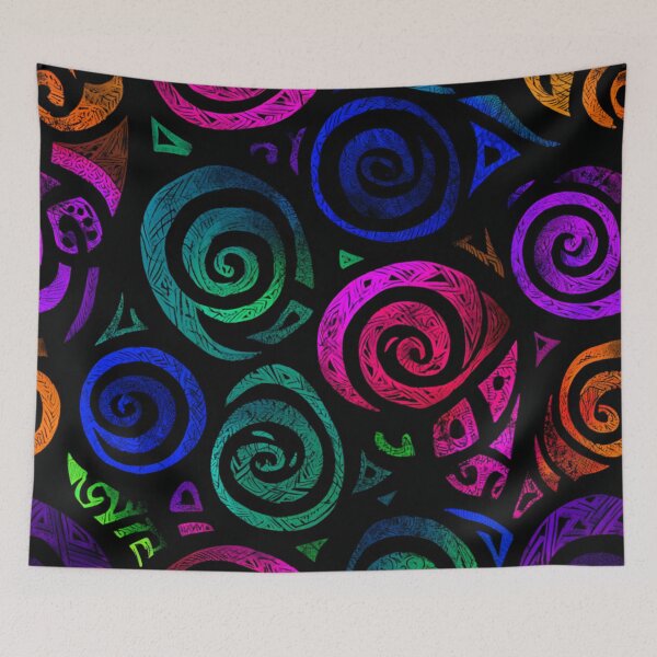 Item preview, Zealand Māori Paua Pattern Koru Design 706 designed and sold by GrinGalore.