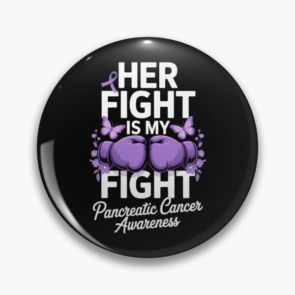 Item preview, Her Fight Is My Fight Pancreatic Cancer Awareness Boxing designed and sold by FaithAbbott.