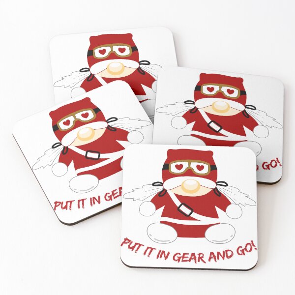 Item preview, Racing Gnome with Wings & Heart Goggles designed and sold by SulariTDsign.