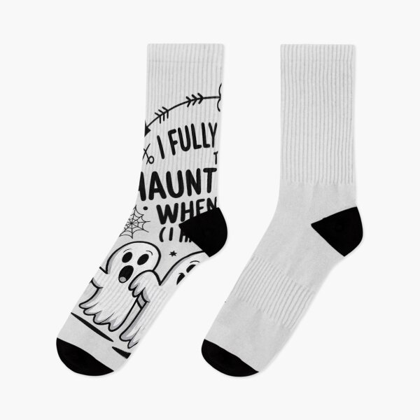 Item preview, Ghost Halloween I Fully Intend to Haunt People When I Die designed and sold by Voidbinder.