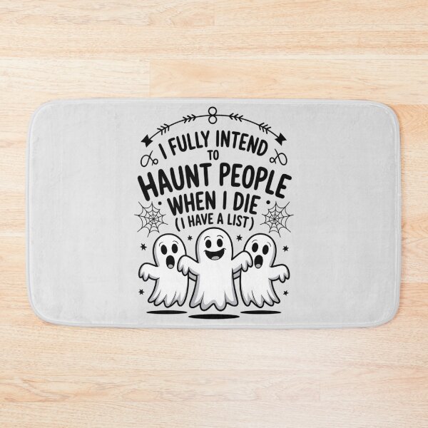 Item preview, Ghost Halloween I Fully Intend to Haunt People When I Die designed and sold by Voidbinder.