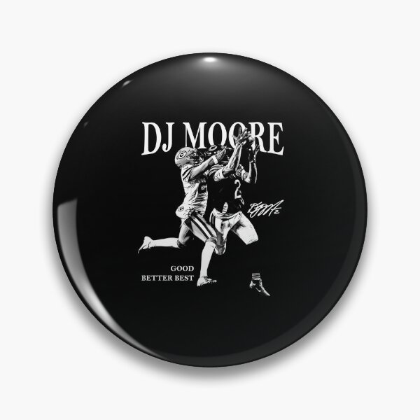Item preview, DJ Moore Chicago Football, Good Better Best Retro Vintage designed and sold by LeonelJohnson.