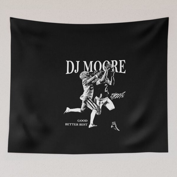 Item preview, DJ Moore Chicago Football, Good Better Best Retro Vintage designed and sold by LeonelJohnson.