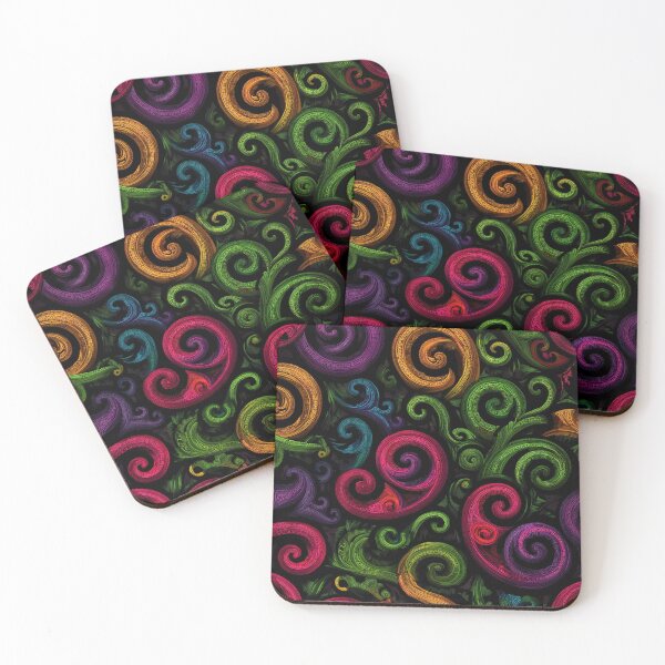 Item preview, Zealand Māori Paua Pattern Koru Design 707 designed and sold by GrinGalore.