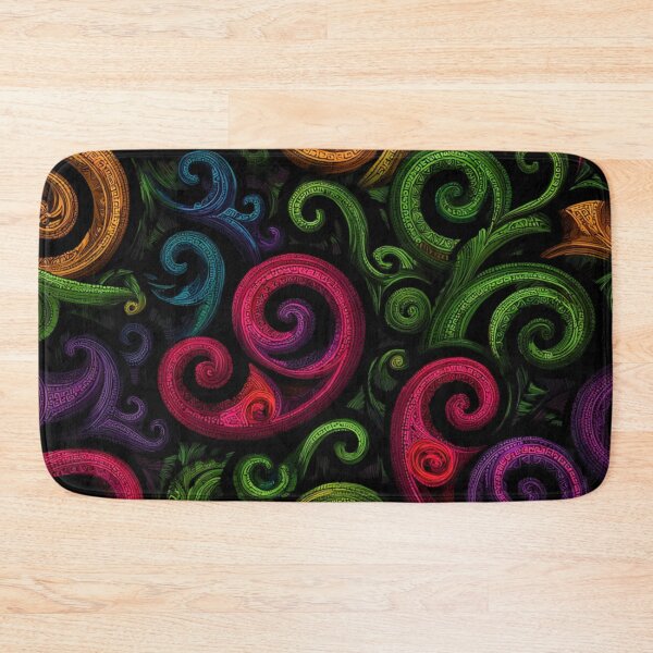 Item preview, Zealand Māori Paua Pattern Koru Design 707 designed and sold by GrinGalore.