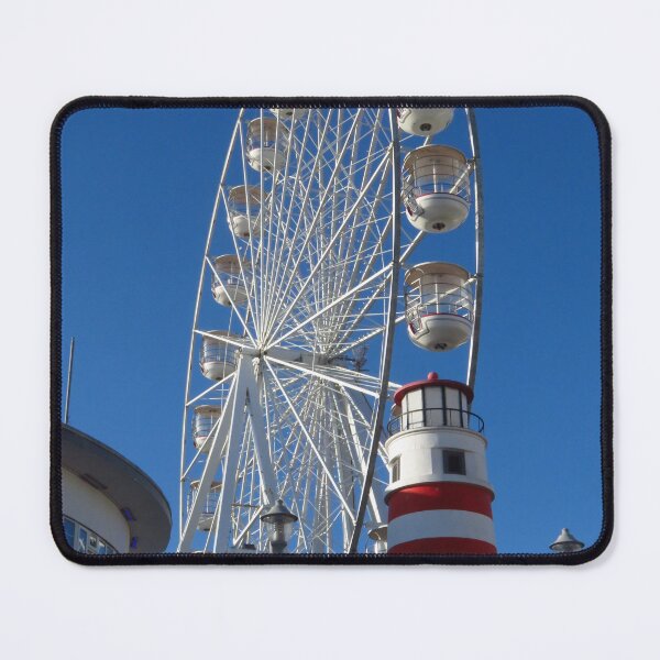 Item preview, Big Wheel & Lighthouse, Clacton Pier designed and sold by wiggyofipswich.