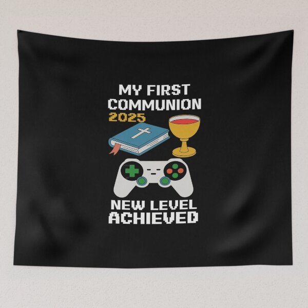 Item preview, My 1st First Communion 2025 Boys Girls Controller Video Game 1  designed and sold by RoyTill0Art.