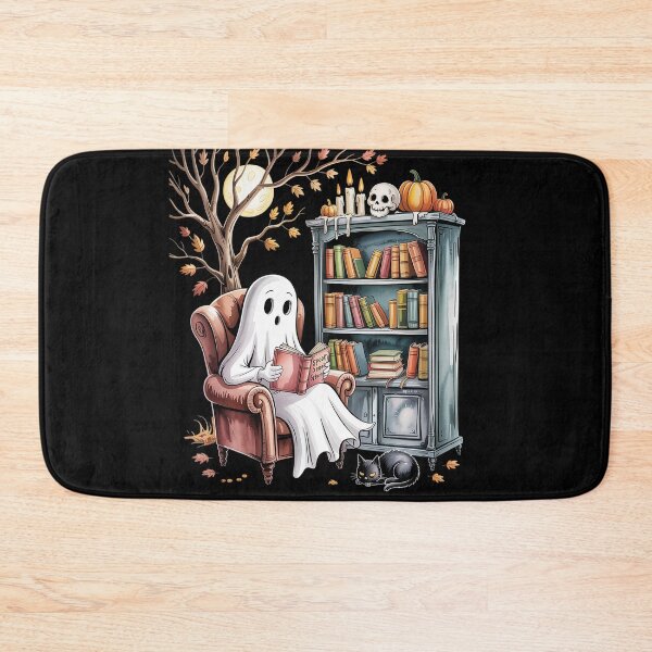 Item preview, Ghost Library Reading Books Halloween designed and sold by Voidbinder.