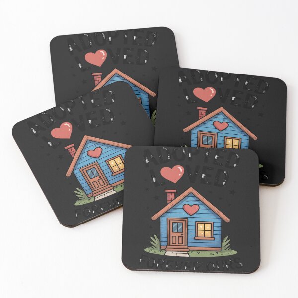 Item preview, Kids Adoption Adopted Loved Forever Ours Home designed and sold by tkhrbika.