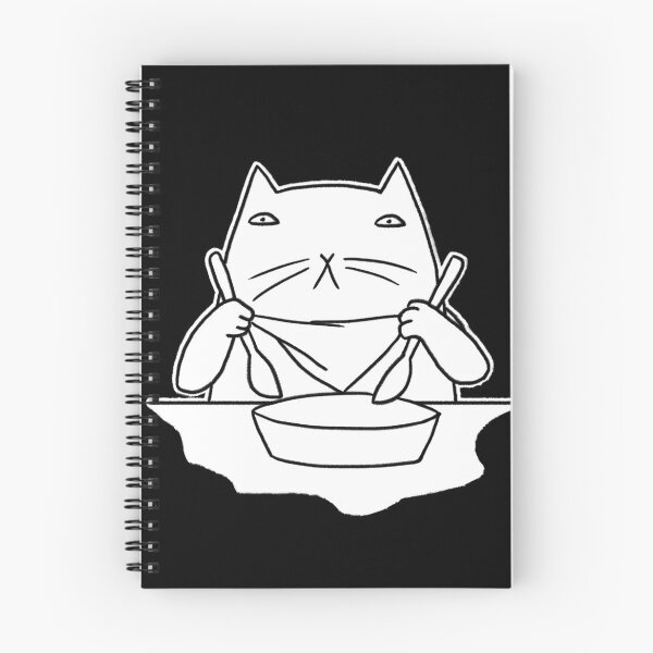 Item preview, Dinner time cat designed and sold by eri-morie.