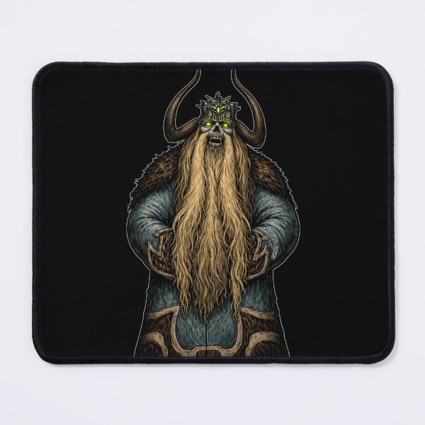 Item preview, SVT Viking Yak King – Norse Skull Warrior Tattoo Flash | Reaper of Asatru designed and sold by SEVERTREND APPAREL .