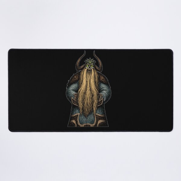 Item preview, SVT Viking Yak King – Norse Skull Warrior Tattoo Flash | Reaper of Asatru designed and sold by SEVERTREND APPAREL .