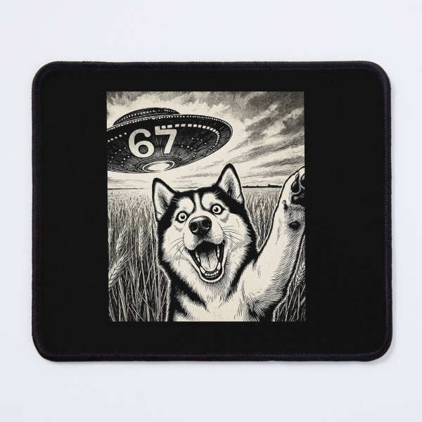 Item preview, UFO Encounter with Happy Husky 67 Six Seven Tee designed and sold by LashondaGreen89.