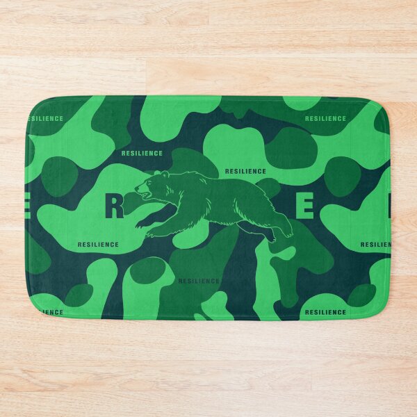 Item preview, Bear Resilience Seamless Camouflage: Modern Green Tactical Pattern designed and sold by NandaFajarSu.
