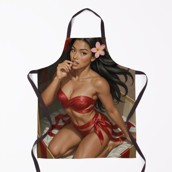 Item preview, Shanti Best Gift Ever Red Satin Bikini Inside Box designed and sold by CathryneDelamort.