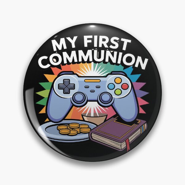 Item preview, My first communion video game controller birthday boy  designed and sold by VerseFarm.