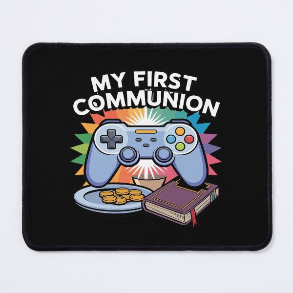 Item preview, My first communion video game controller birthday boy designed and sold by VerseFarm.