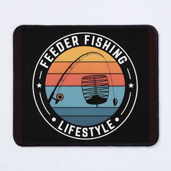 Item preview, Feeder Fishing Lifestyle Clean Badge Shirt designed and sold by Viktorio Art Shop.