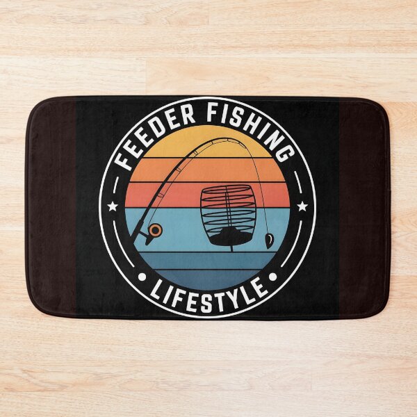 Item preview, Feeder Fishing Lifestyle Clean Badge Shirt designed and sold by Viktorio Art Shop.