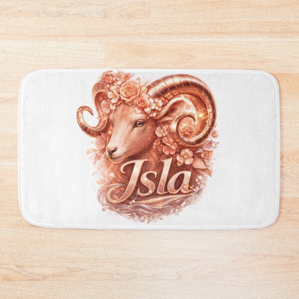Item preview, Isla Aries – Fiery Female Name Zodiac Ram Fantasy Art Design designed and sold by AlexLineArt.