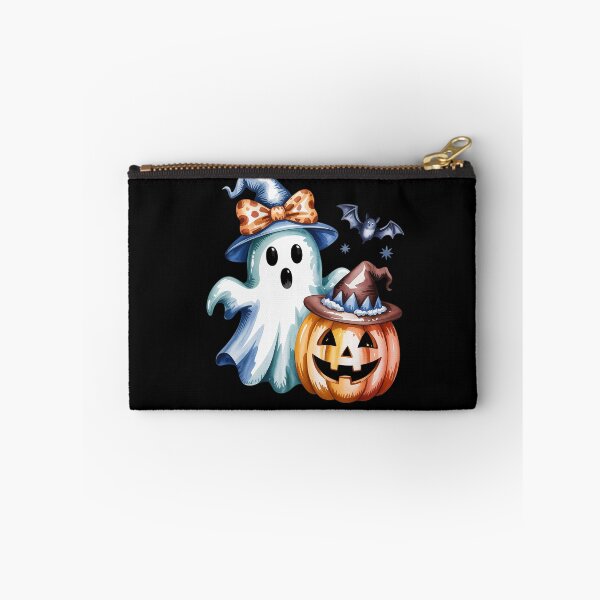 Item preview, Girly Halloween Blue Denim Ghost Coquette Bow Spooky Season designed and sold by Shannon Bosley.