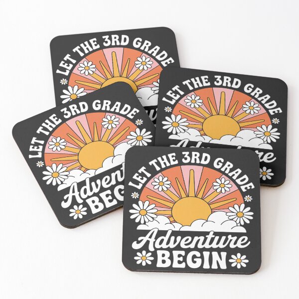 Item preview, Let The 3rd Grade Adventure Begin Retro First Day of School designed and sold by tkhrbika.