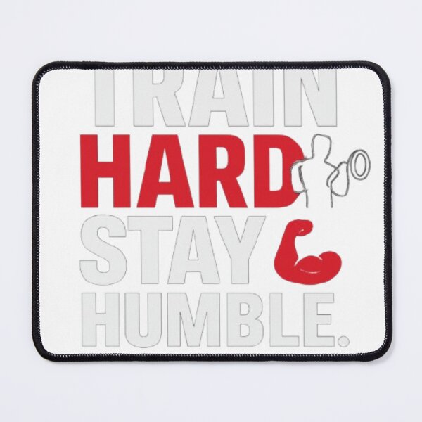 Item preview, “Train Hard, Stay Humble – Motivational Gym Quote T-Shirt” designed and sold by rsuniquestyle.