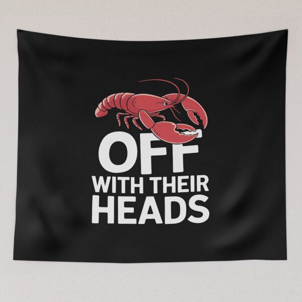 Item preview, Off With Their Heads Funny Crawfish Boil Mardi Gras Cajun 1  designed and sold by VerseFarm.