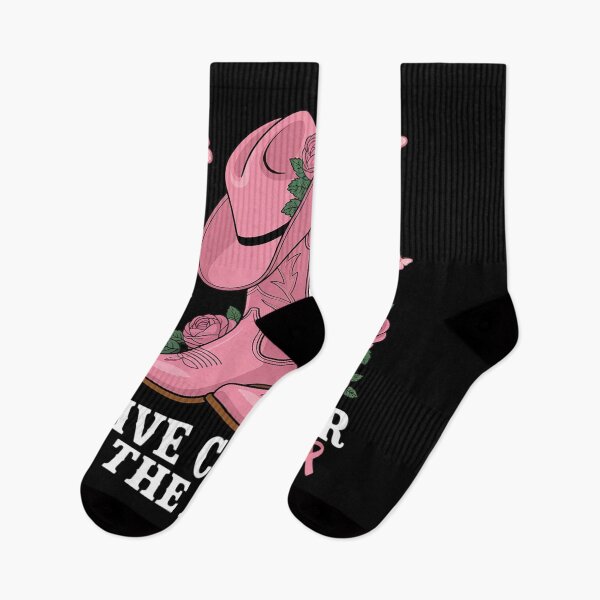 Item preview, Give Breast Cancer The Boot Cowgirl Cancer Awareness Ribbon designed and sold by Shannon Bosley.
