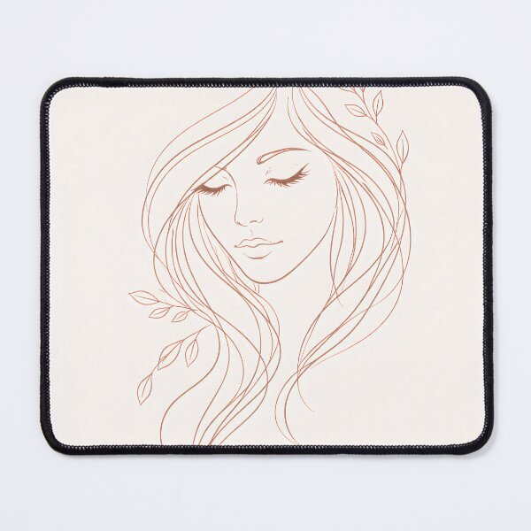 Item preview, Rose Gold Minimal Line Art Woman Face – Elegant Botanical Aesthetic Phone Case designed and sold by ChubbyGoong.