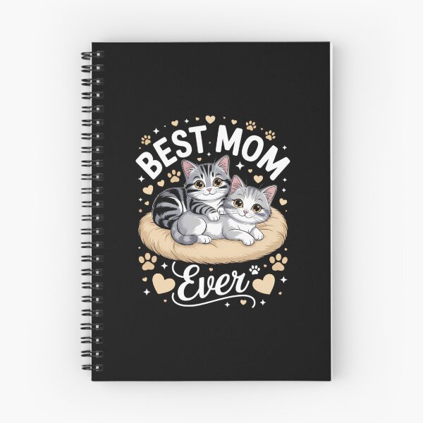 Item preview, Best Mom Ever, Mother Forest Cat with 2 Kittens Mother's Day designed and sold by EllenJast.