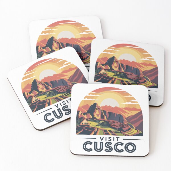 Item preview, Retro Cusco Peru Inca Sun Andean Adventurers designed and sold by Blok45.