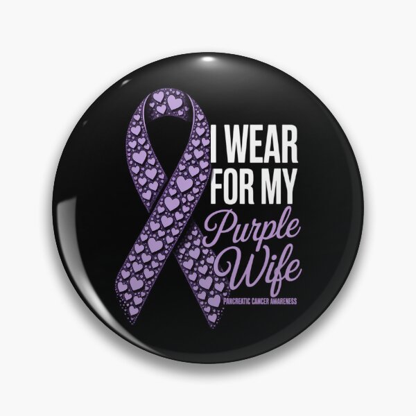 Item preview, I Wear Purple For WIFE Pancreatic Cancer Awareness designed and sold by FaithAbbott.