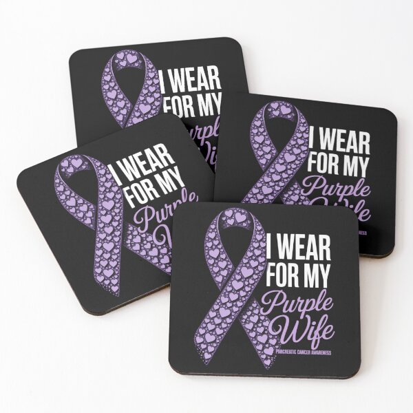 Item preview, I Wear Purple For WIFE Pancreatic Cancer Awareness designed and sold by FaithAbbott.