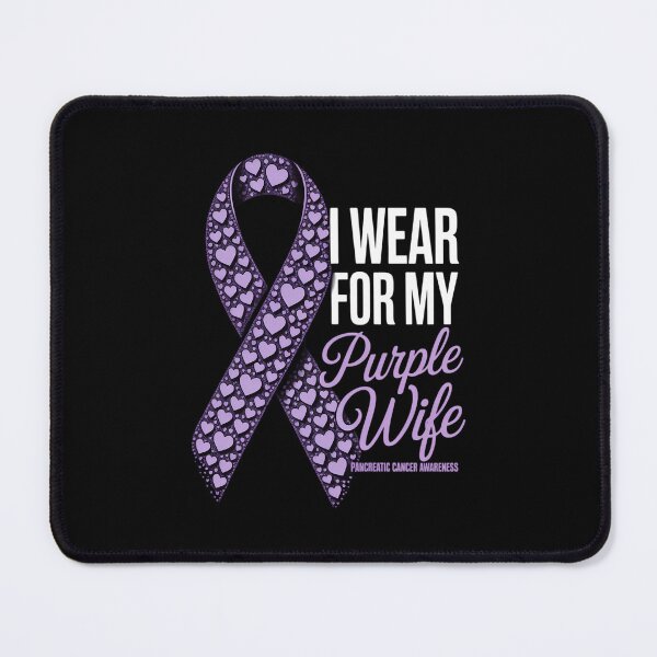 Item preview, I Wear Purple For WIFE Pancreatic Cancer Awareness designed and sold by FaithAbbott.
