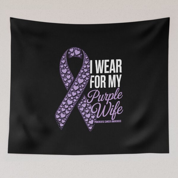 Item preview, I Wear Purple For WIFE Pancreatic Cancer Awareness designed and sold by FaithAbbott.