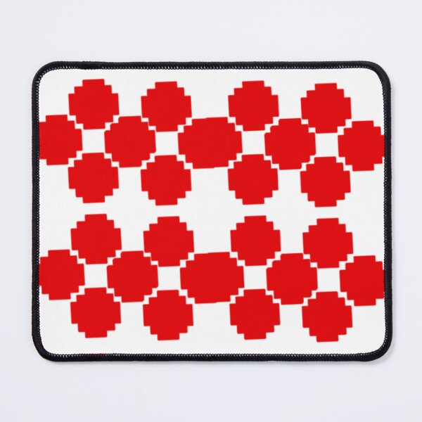 Item preview, Abstract Red Geometric Pixel Pattern designed and sold by HopeAndHustle.