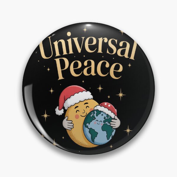 Item preview, Global Peace – Moon & Earth Christmas Mindful designed and sold by Shannon Bosley.