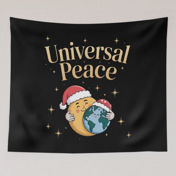 Item preview, Global Peace – Moon & Earth Christmas Mindful designed and sold by Shannon Bosley.