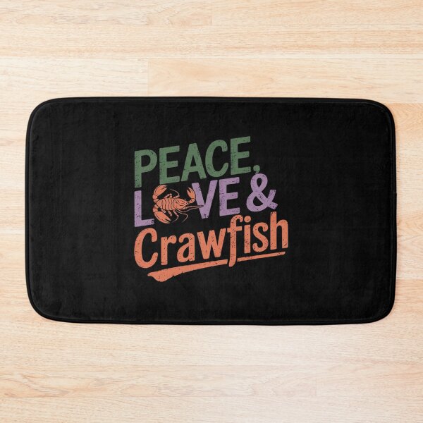 Item preview, Peace Love & Crawfish Mardi Gras Seafood Festival Crayfish  designed and sold by VerseFarm.