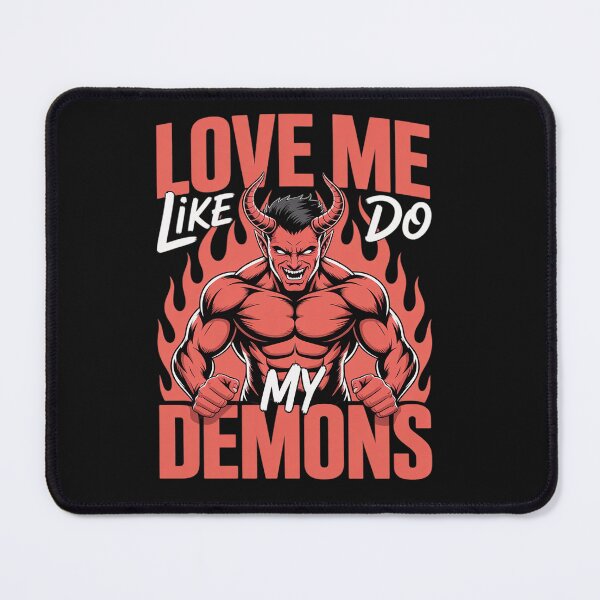 Item preview, Love me like my demons do Emo Halloween Goth Satanic designed and sold by tkhrbika.
