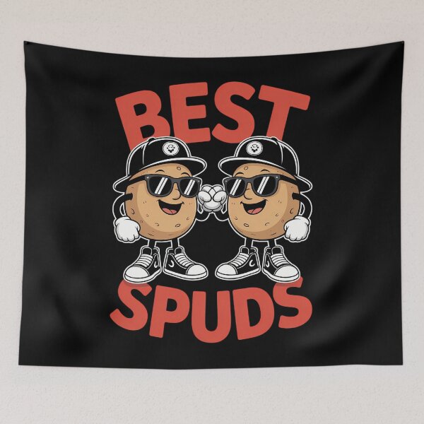 Item preview, Best Spuds Twin Day Matching Potatoes Best Friend designed and sold by EllenJast.