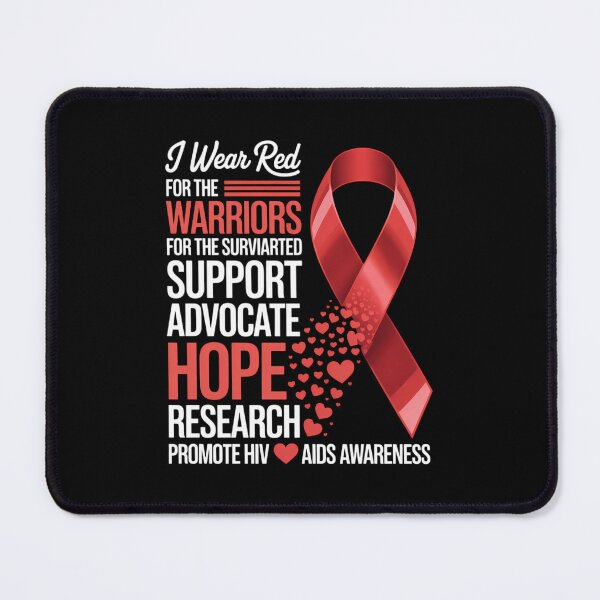 Item preview, I Wear Red For Hiv Aids Awareness designed and sold by FaithAbbott.