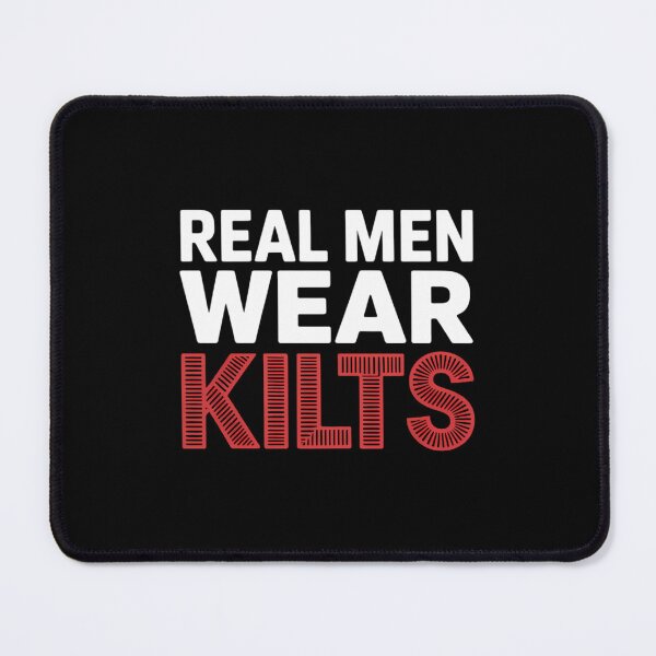 Item preview, Highlander Games Red Tartan Plaid Real Men Wear Kilts designed and sold by FaithAbbott.
