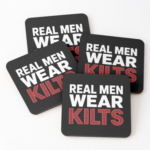 Item preview, Highlander Games Red Tartan Plaid Real Men Wear Kilts designed and sold by FaithAbbott.