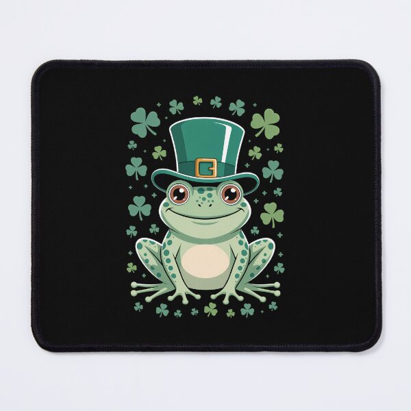 Item preview, Irish Shamrock Leprechaun Hat Frog St Patrick's Day designed and sold by FaithAbbott.